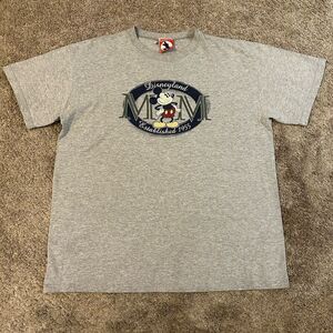 Vintage Disney Disneyland Mickey Mouse Mens T Shirt Size XL Made In USA Gray